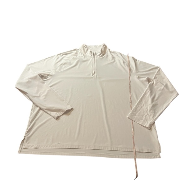 johnnie-O Men’s White Quarter Zip Performance Pullover Size XL - Picture 4 of 8